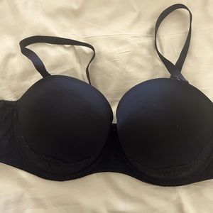 Torrid Black Strapless Bra 38DDD